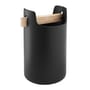 Vaso Toolbox ceramica nero / Ø 18 x H 20 cm - Ceramica & rovere - Eva Solo