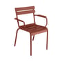 Fauteuil empilable Luxembourg Bridge métal rouge - Fermob