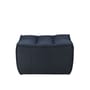 Pouf N701 tissu bleu / 70 x 70 cm - Ethnicraft