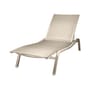 Schrägstellbarer, stapelbarer Liegestuhl Alizé XS metall beige B 72 cm / 2 verschiedene Positionen - Fermob