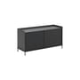 Buffet Enfold métal noir / L 124 x P 45 x H 63 cm - Muuto