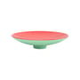 Centrotavola Cuculia materiale plastico rosso / Alessandro Mendini, 1985 - Ø 51 x H 12 cm - Zanotta