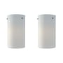 Set de 2 plafonniers Tobo Porcelaine C180 Duo / Ø 10 x H 18 cm - DCW éditions