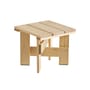 Tavolino Crate Outdoor legno naturale / Gerrit Rietveld - 49,5 x 49,5 x H 45 cm - Hay