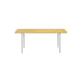 Tavolo rettangolare Alu table metallo giallo / 180 x 85 cm - (interno/esterno) - valerie objects