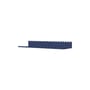 Etagère murale Vibes Large métal bleu / L 50 cm - NOBODINOZ