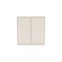 Rangement Cover Cabinet bois blanc / L 69.6 x P 30 x H 72,6 cm - 2 portes - MONTANA