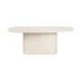 Table ovale Elements / 200 x 143 cm - 8 personnes / Microciment - Ethnicraft