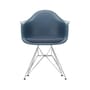 Fauteuil RE DAR - Eames Plastic Armchair / (1950) - Pieds chromés - Assise rembourrée / Recyclé - Vitra