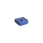 Kerzenleuchter Mattone keramik blau / Small - 9,4 x 9,4 cm - Hay