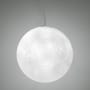 Murano Pendant plastic material white / Ø 50 cm - Frosted glass-effect plastic - Slide