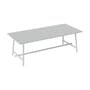 rechteckiger Tisch Fred's metall grau / 220 x 100 cm - 6 bis 8 Personen - Fatboy