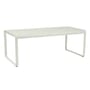 Bellevie Rectangular table metal grey / L 196 cm - 8 to 10 people - Fermob