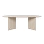 Accessoire  bois naturel ovale / Pour tréteaux Mingle Large - 220 x 90 cm - Ferm Living