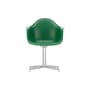 RE DAL - Eames Plastic Armchair Armchair plastic material green / (1950) - Base La Fonda / Recycled - Vitra