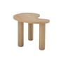 Luppa Coffee table natural wood / 65 x 44 x H 40 cm - Rubber wood - Bloomingville