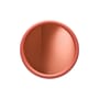 Miroir mural Mirage orange Halo / Verre coloré - Ø 60 cm - Fatboy