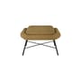 Repose-pieds Barrow tissu jaune / 60 x 45 cm - Ethnicraft