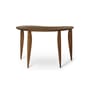 Scrivania Feve legno naturale / 117 x 60 cm - Noce - Ferm Living
