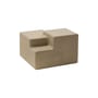 Table basse Matrix / 52 x 52 x H 38 cm - Béton - Mogg