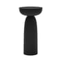 Olo Colours - Bois laqué End table wood black / Ø 30 x H 61 cm - Mogg
