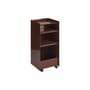 Servierwagen auf Rollen Folded Tall metall rot / Aufgeklappt – H 83,7 cm - Muuto