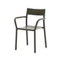 May Stackable bridge armchair metal green - NEW WORKS