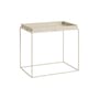 Table basse Tray métal beige / 60 x 40 x H 54 cm - Hay