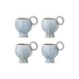 Set de 4 tasses Avonlea  céramique bleu / 250 ml - Bloomingville