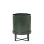 Vaso per fiori Bau Small metallo verde / Ø 18 cm - Metallo - Ferm Living