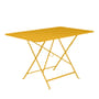 Klapptisch Bistro metall gelb / 117 x 77 cm - 6 Personen - Sonnenschirm-Loch - Fermob