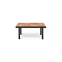 Flod Tiles Coffee table ceramic red orange / 81 x 60 cm - Hand-made clay tiles - Ferm Living