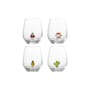Misa Glass glass multicoloured / Set of 4 - Bloomingville