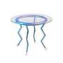 Medusa - Night Tales Round table glass transparent / By Masanori Umeda, 1982-2020 - Limited edition - Memphis Milano