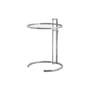 Table d'appoint E 1027 verre métal / Eileen Gray, 1927 - Hauteur réglable - ClassiCon