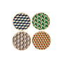 Dessertteller Versailles keramik bunt / 4er-Set – Ø 16,5 cm - Jonathan Adler
