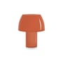 Lampe extérieur sans fil rechargeable Lorosae LED verre orange - Nemo