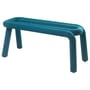 Panca imbottita Bold tessuto blu / Tessuto - L 100 cm - Moustache