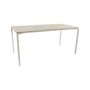 Calvi INDOOR Rectangular table composite material grey / 160 x 80 cm - Tray FENIX® / 6 people - Fermob