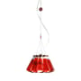Suspension Campari Light verre rouge / Ø 23 cm - RAFFAELE CELENTANO, 2002 - Ingo Maurer