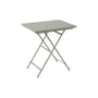 Arc en Ciel Foldable table metal grey Folding - 70 x 50 cm - Emu