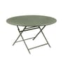 Tavolo pieghevole Caractère metallo verde / Ø 128 cm / 7 persone - Fermob