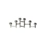 Chandelier Folding Round métal argent / Articulé  - L 48 cm - Pols Potten