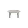Undique Mas Coffee table wood grey / Ø 85 x H 30 cm - Patricia Urquiola, 2023 - Kartell