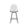 Wire Stool Medium High stool metal black / H 67 cm - Eames, 1951 - Vitra
