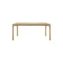 Tavolo rettangolare PI legno naturale / 180 x 90 cm - 8 persone - Ethnicraft