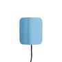 Apex Wall light with plug metal blue / Orientable - Hay