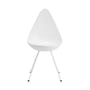 Chaise Drop plastique blanc / Réédition 1958 - Fritz Hansen