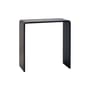 Consolle Solitaire metallo nero L 100 x P 28 x H 100 cm - Zeus