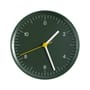 Orologio murale  materiale plastico verde by Jasper Morrison / Ø 26,5 cm - Hay